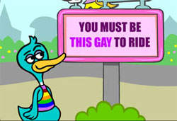 You must be this gay to ride - Click here
